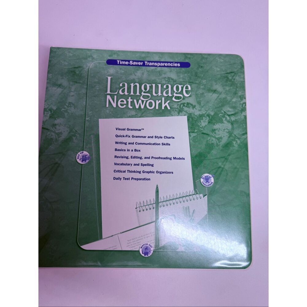 Language Network Grade 8 Time Saver Transparencies McDougal Littell